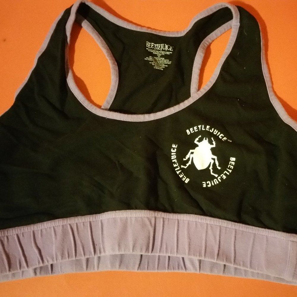 Beetlejuice It's SHOWTIME sportsbra size 2X